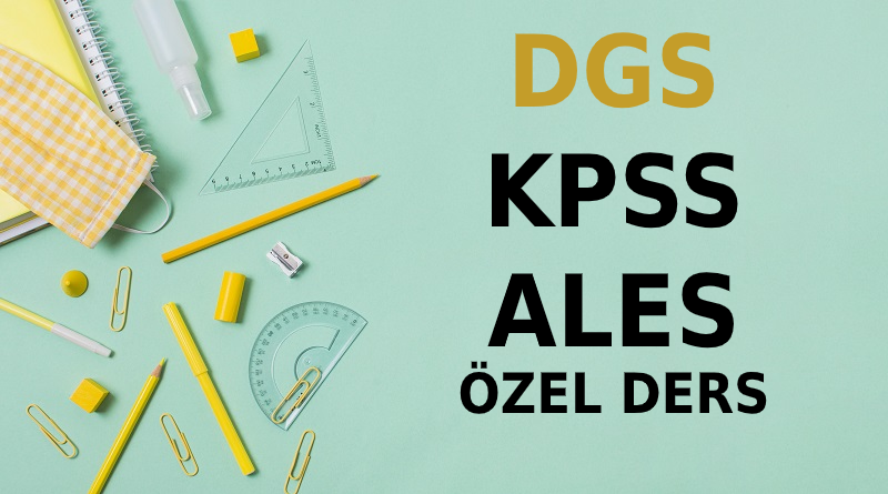 Online DGS KPSS ALES Matematik Dersi